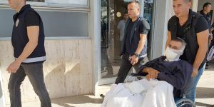 Ambulansla mahkemeye getirildi...