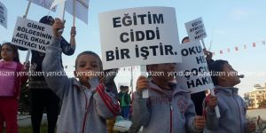 "Okul istiyoruz"