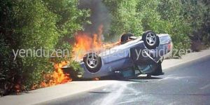 Cayır cayır yandı