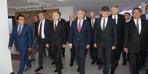 Akıncı'dan Deniz Baykal'a ziyaret