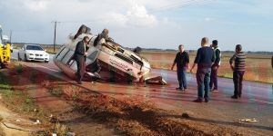 Lefkoşa - Mağusa yolunda trafik kazası!