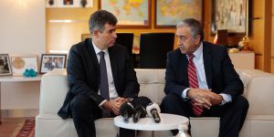 Akıncı, Barolar Birliği Başkanı Feyzioğlu ile görüştü