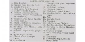 Siyasi Tarihimizde Yasaklanan İlk Kitaplar…