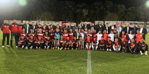 Özel maçta sahaya çıktılar