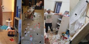 ‘Kapıyı kırdılar, evi darmadağın ettiler’