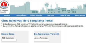 Girne Belediyesi “Borç Sorgulama Portalı” devrede...