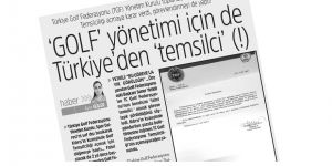 ‘Golf’ümüz de DAVALIK