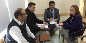 Altıok ve Derya'dan KTÖS'e ziyaret