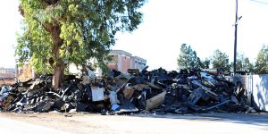 Haspolat'taki hurdalar kaldırılıyor