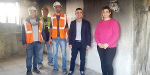 Gaziköy’de evi yanan aileye yardım eli