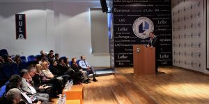 Öztürkler, LAÜ'de konferans düzenledi