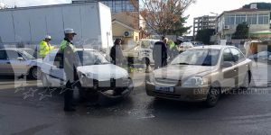 Kaza hafif atlatıldı