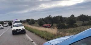 Karpaz bölgesinde korkutan kaza