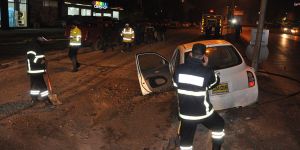 Korkutan kaza, 3 yaralı