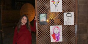 Gençler Bedesten’de resimlerini sergiledi, şiirler okudu, müzik dinletisi sundu…