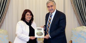 Akıncı, Mormenekşe Kadınlar Birliği'ni kabul etti