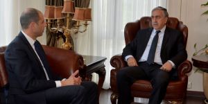 Akıncı ve Özersay bir araya geldi