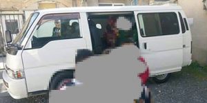 Girne'de minibüs çalındı!