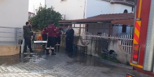 Gönyeli'de korkutan yangın!