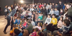 Bandabuliya Sahnesi, Karagöz oyunuyla açıldı