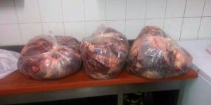 Kaçak ete 21.000 TL ceza