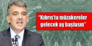 Gül, BM Genel Kurulunda konuştu