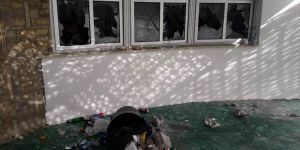 Belediye tesislerine çirkin saldırı!