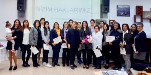 Kadınlar haklarını bu eğitimde öğrendi
