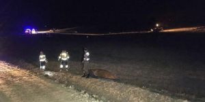 Nevşehir'de askeri uçak düştü