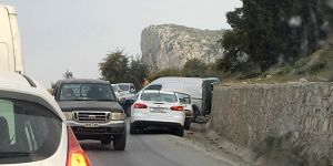 Yine ‘Dağ yolu’, yine kaza: 3 yaralı