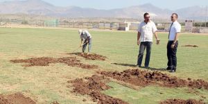 Göçmenköy’e hazır çim çözümü