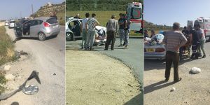 Tuzluca yol kavşağında kaza: Bir yaralı!