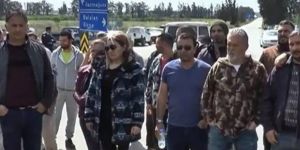 Muhtarlar protesto eylemi yaptı