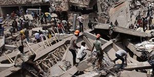 Çöken binadan 7 kişi kurtarıldı