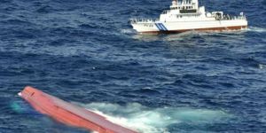 İki yük gemisi çarpıştı