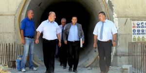 Bakırcı, TC yetkililerini Geçitköy Barajnda gezdirdi