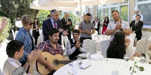 Saray'ın özel konukları vardı