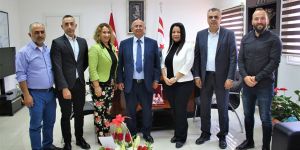 Özyiğit, Emirali Evcimen ve heyetini kabul etti