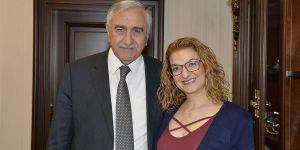 Akıncı, Beste Berk'i kabul etti