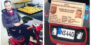 Engelliye engelli park cezası!