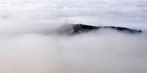 Ercan’a inişlere sis engeli