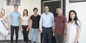 Harmancı, Genç Folk-Der heyetini kabul etti