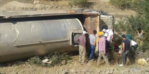 Taşkent yolunda kaza...