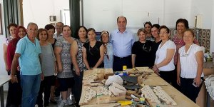 Karavezirler, Cihangir Köy Kadın Kursu’nu ziyaret etti