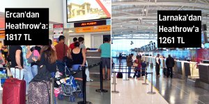 Adanın kuzeyindeki uçak biletleri hala cep yakıyor