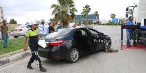 Gönyeli’de iki araç çarpıştı