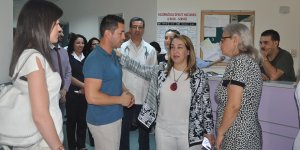 Besim, Mağusa Devlet Hastanesi'ni ziyaret etti