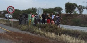 Ulukışla kavşağında korkutan kaza: 1 yaralı