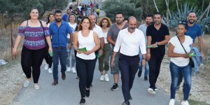 Hasan Öztaş Çınarlı’da zeytin dalları ile karşılandı