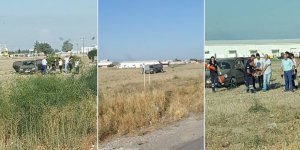 Toprak sete çarptı takla attı